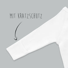 Laden Sie das Bild in den Galerie-Viewer, Bio Wickelbody 46 - Langarmbody mit Kratzschutz - Set