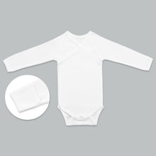 Load image into Gallery viewer, Organic wrap bodysuit 50 - long sleeve body with scratch protection - set