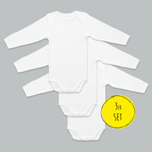 Load image into Gallery viewer, Organic Baby Bodysuit 68 - long sleeve and short sleeve - Set