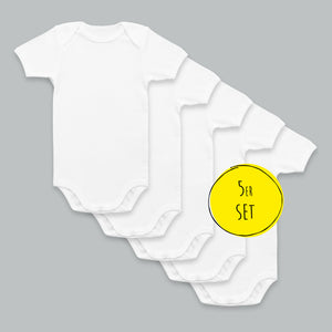 Organic Baby Bodysuit 74 - long sleeve and short sleeve - Set
