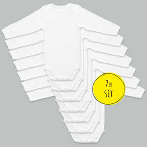 Organic Baby Bodysuit 92 - long sleeve and short sleeve - Set
